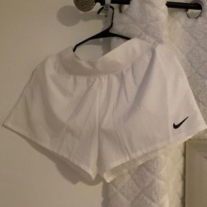 Nike size medium white shorts